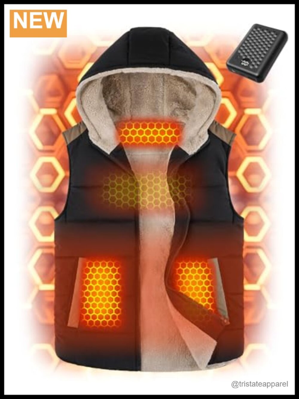 Graphene Heated Vest for Women Lightweight Sleeveless Rechargeable Fast Charge